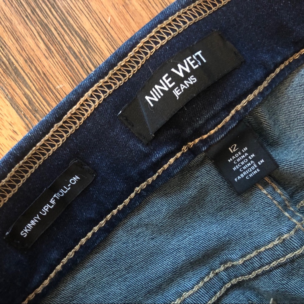 Nine West Skinny Uplift Jeggings size 12